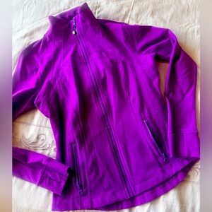 Lululemon purple long sleeve zip up